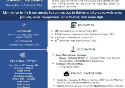 Sample Resumes 5 Smart resume matrimonial new scaled
