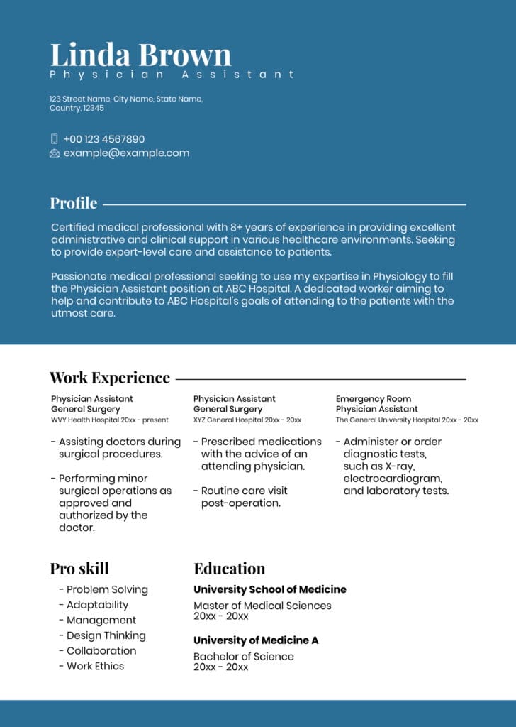 Font Size for Professional Resume 1 font for professional resume