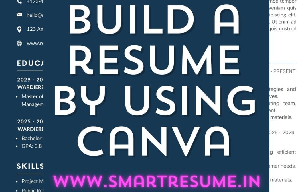 How to Build a Resume using Canva for free