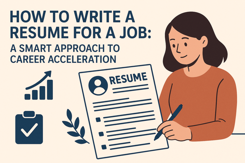 How to Write a Resume for a Job 1 How to write a resume