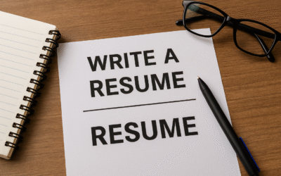 How to Write a Resume for a Job