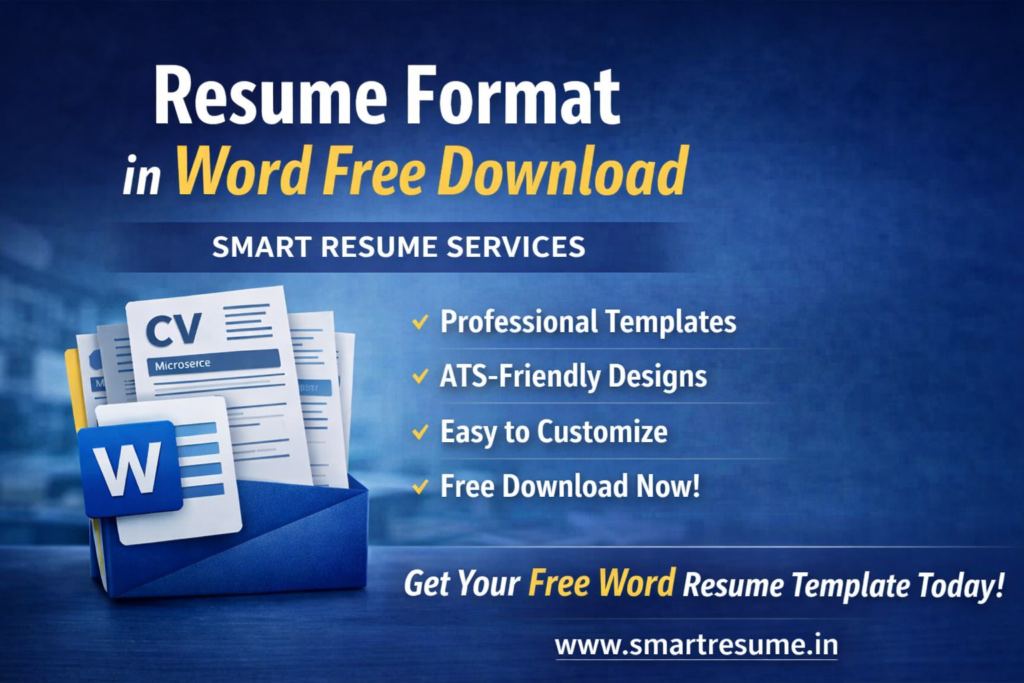 Resume Format in Word Free Download 1 free resume Download